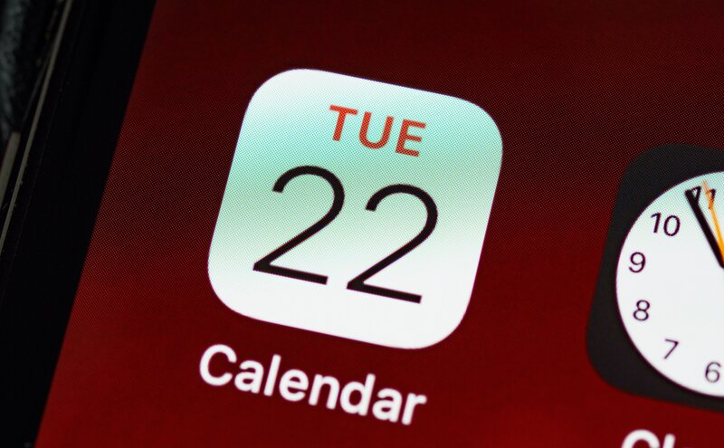calendar app on iPhone